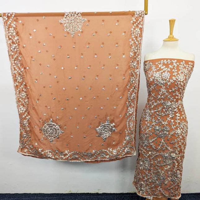 Handmade Gotta Work Chiffon 2PC Unstitched