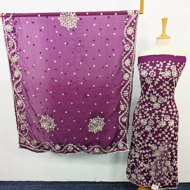 Handmade Gotta Work Chiffon 2PC Unstitched