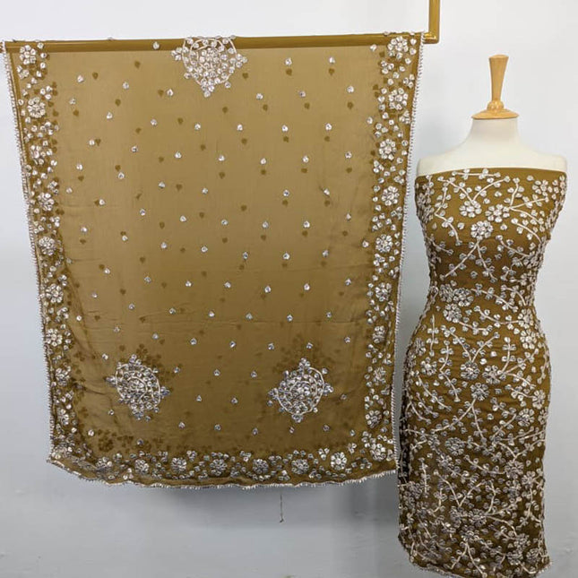 Handmade Gotta Work Chiffon 2PC Unstitched