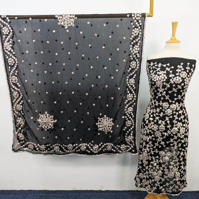 Handmade Gotta Work Chiffon 2PC Unstitched