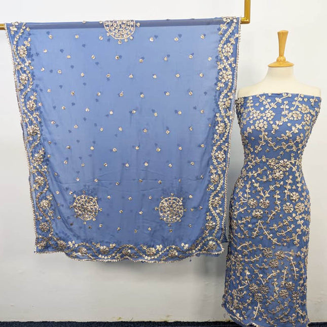 Handmade Gotta Work Chiffon 2PC Unstitched