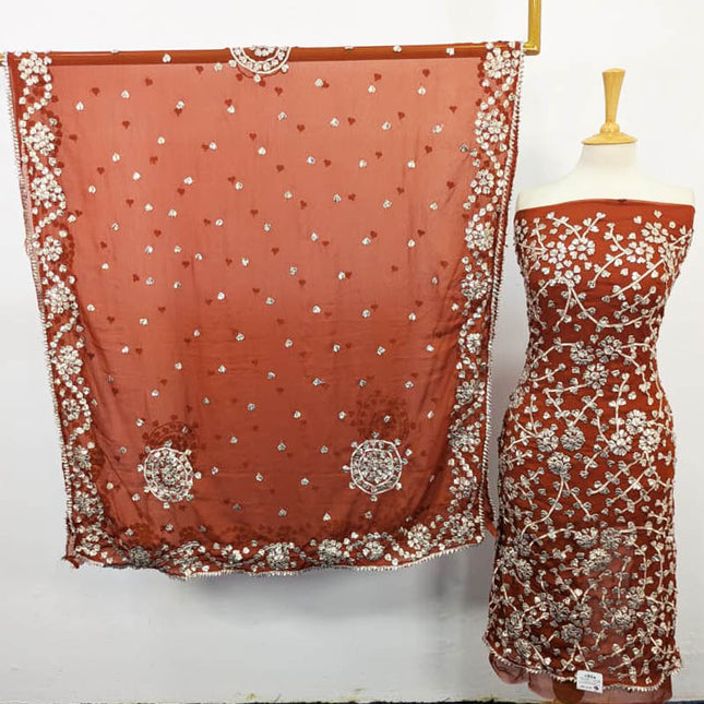 Handmade Gotta Work Chiffon 2PC Unstitched