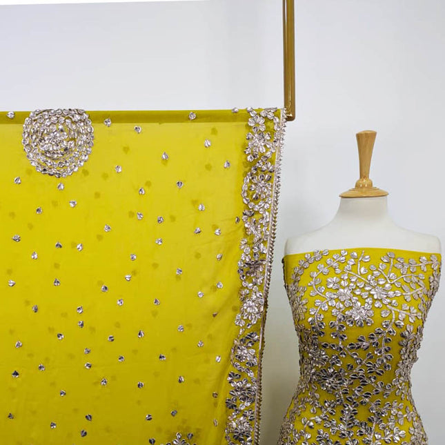 Handmade Gotta Work Chiffon 2PC Unstitched