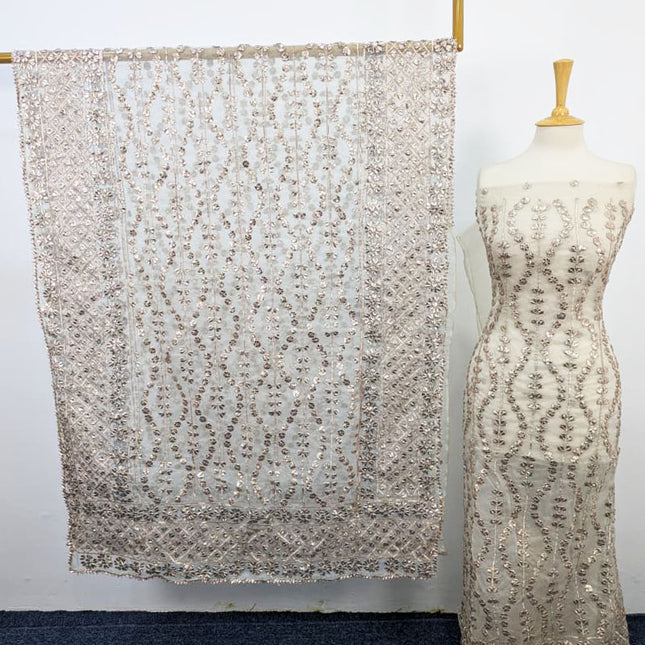 Handmade Organza Full Jaal Gotta Work Shirt & Dupatta ( Dyeable in All Colors )