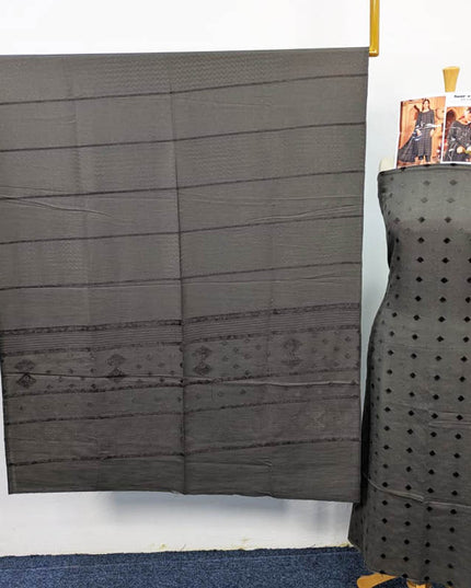 Fancy Velvet Brosha Peach 3PC Unstitched - Sobia Waseem Vol-2318