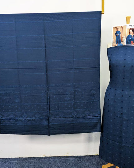 Fancy Velvet Brosha Peach 3PC Unstitched - Sobia Waseem Vol-2318