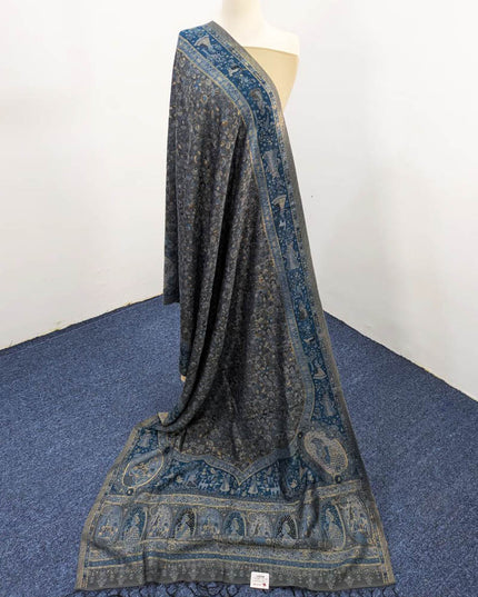 Premium Pure Indian Kani Silk Shawl ( Ready To Wear )