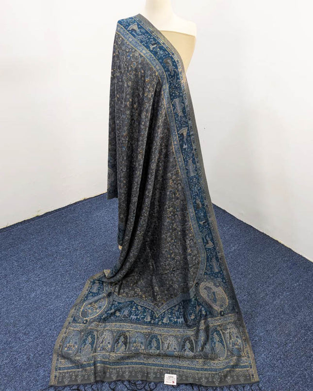 Premium Pure Indian Kani Silk Shawl ( Ready To Wear )