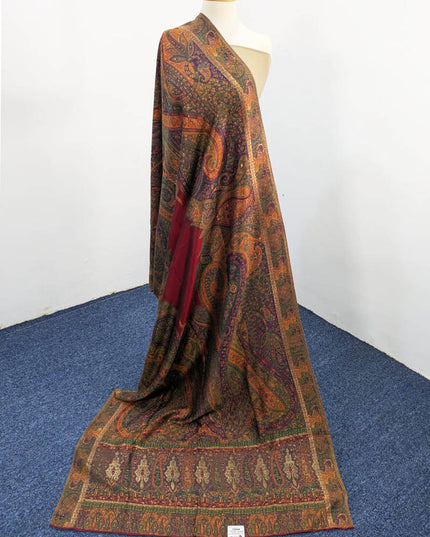 Premium Pure Indian Kani Silk Shawl ( Ready To Wear )