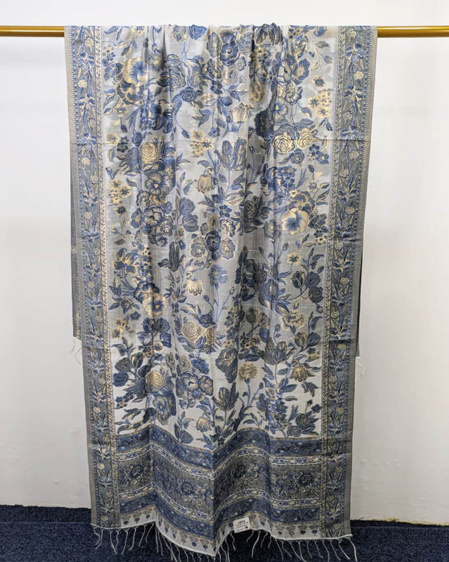 Premium Pure Indian Kani Silk Shawl ( Ready To Wear )