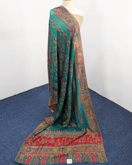 Premium Pure Indian Kani Silk Shawl ( Ready To Wear )