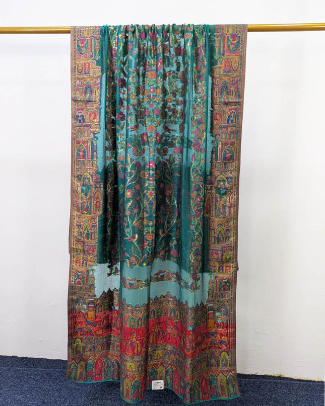 Premium Pure Indian Kani Silk Shawl ( Ready To Wear )