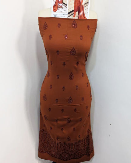 Premium Embroidered Winter Peach 3PC Unstitched - Sobia Waseem Vol-2331