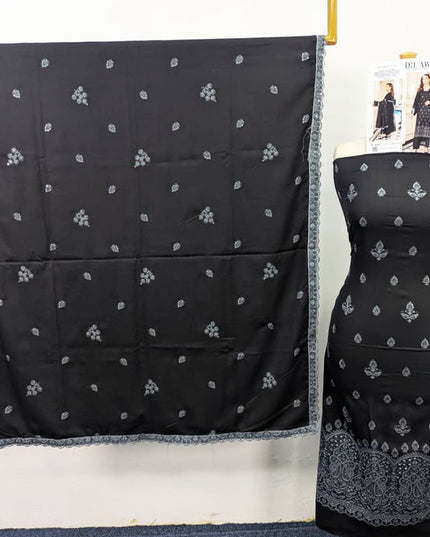 Premium Embroidered Winter Peach 3PC Unstitched - Sobia Waseem Vol-2331