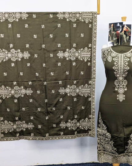 Embroidered Sweet  Doria Peach 3PC Unstitched- Sobia Waseem Vol-1937