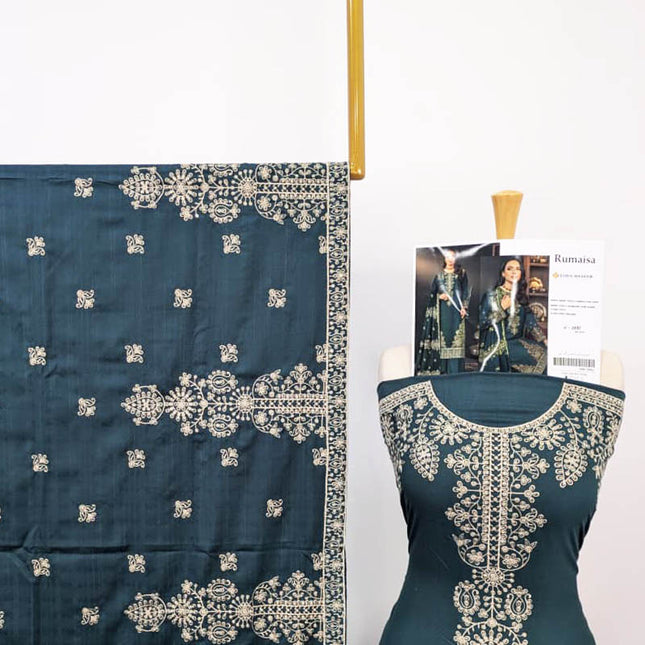 Embroidered Sweet  Doria Peach 3PC Unstitched- Sobia Waseem Vol-1937