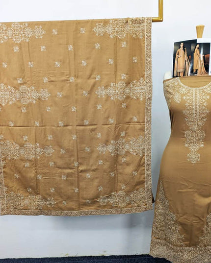 Embroidered Sweet  Doria Peach 3PC Unstitched- Sobia Waseem Vol-1937