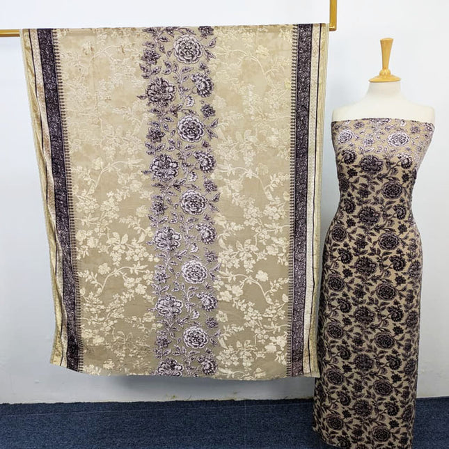 Premium Pure Palachi with Palachi Shawl 2PC Unstitched