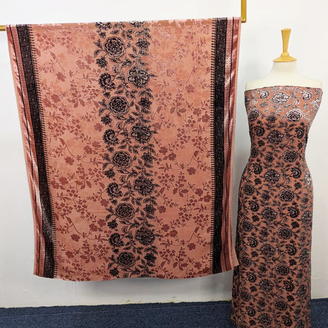 Premium Pure Palachi with Palachi Shawl 2PC Unstitched