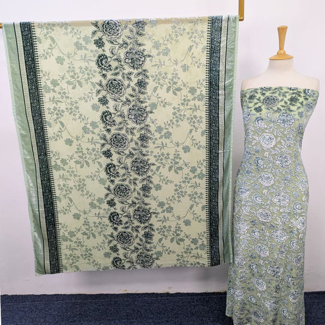 Premium Pure Palachi with Palachi Shawl 2PC Unstitched