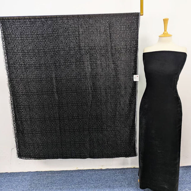 Premium Velvet with Palachi Dupatta 3PC Unstitched