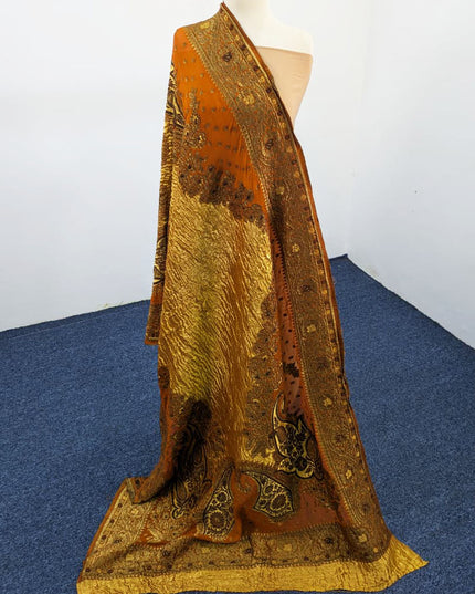 Luxury Pure Original Lama Crush Silk Shawl (Dyeable)