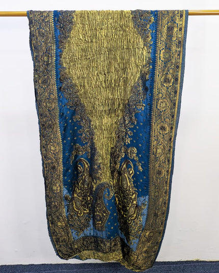 Luxury Pure Original Lama Crush Silk Shawl (Dyeable)