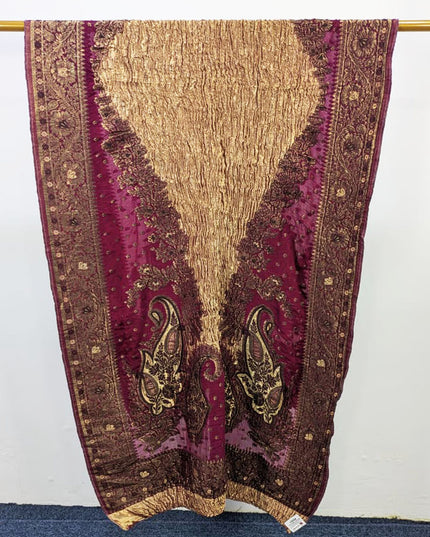 Luxury Pure Original Lama Crush Silk Shawl (Dyeable)