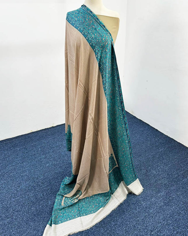 Pure Indian Kani Wool Shawl (Ready TO Wear )