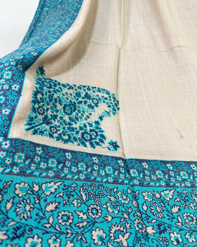 Pure Indian Kani Wool Shawl (Ready TO Wear )