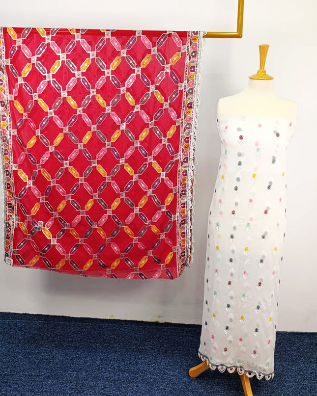 Embroidered Chiffon