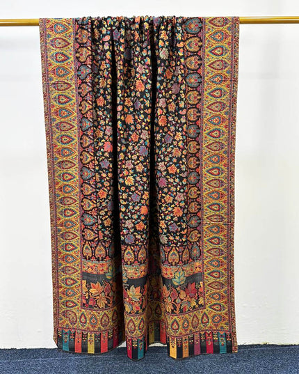 Multicolor Floral Kani Wool Banarasi Shawl