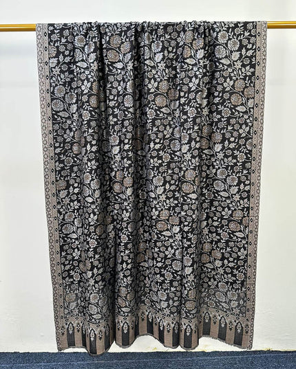 Luxury Pure Kani Wool Shawl With 4 Sided Border Dupatta