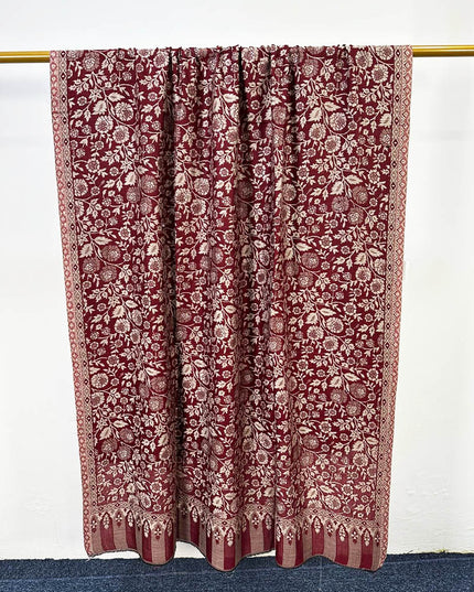 Luxury Pure Kani Wool Shawl With 4 Sided Border Dupatta