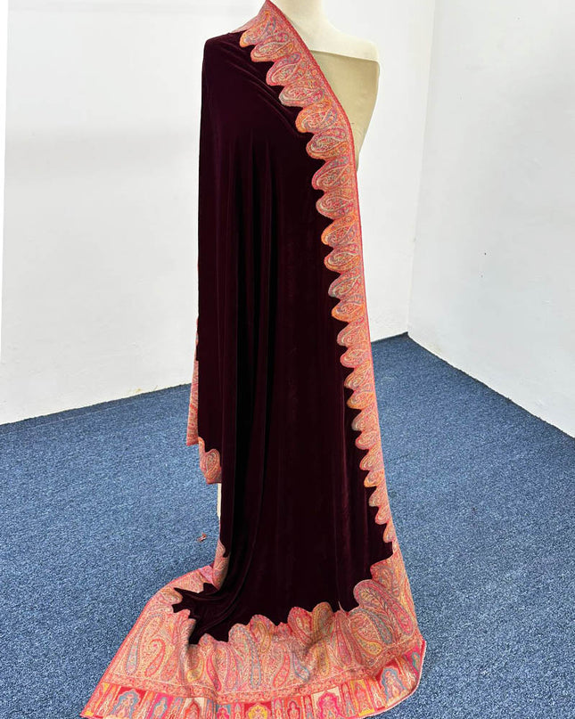 Premium Velvet With Kaani Weave Shawl