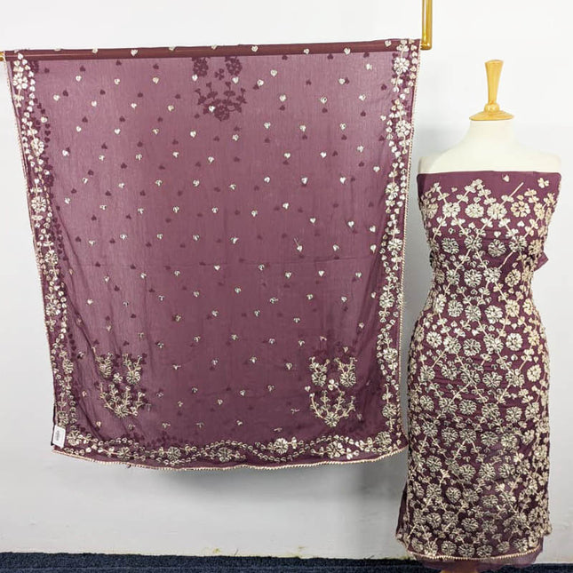 Chiffon with Full Jaal Gotta Work Shirt Dupatta 2PC Unstitched