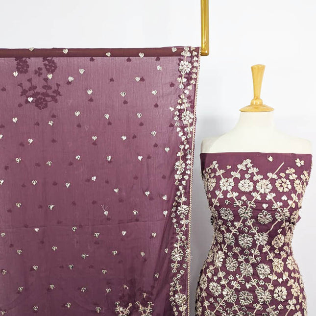 Chiffon with Full Jaal Gotta Work Shirt Dupatta 2PC Unstitched