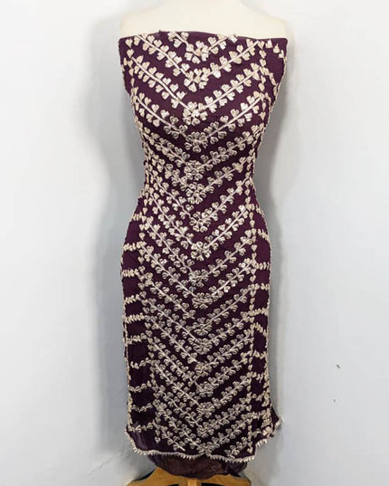 Fancy Handmade Chiffon Full Jaal Gotta Work with 4 Sided Border Dupatta 2PC Unstitched