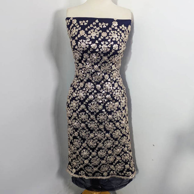 Handmade Chiffon with Full Jaal Gotta Work 2PC Unstitched