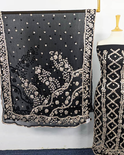 Chiffon with Full Jaal Gotta Work Shirt Dupatta 2PC Unstitched