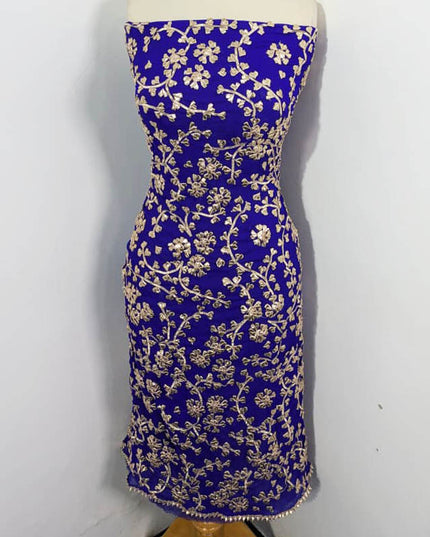 Fancy Chiffon Full Jaal Gotta Work with 4 Sided Border Dupatta 2PC Unstitched