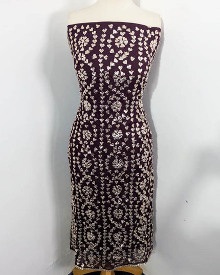 Fancy Chiffon with Full Jaal Gotta Work 2PC Unstitched