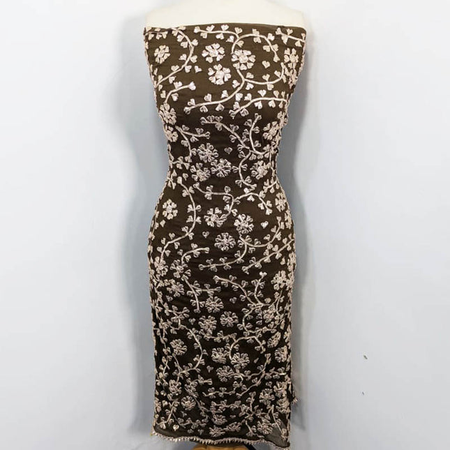 Handmade Chiffon with Full Jaal Gotta Work 2PC Unstitched