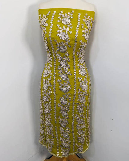 Fancy Chiffon with Full Jaal Gotta Work 2PC Unstitched