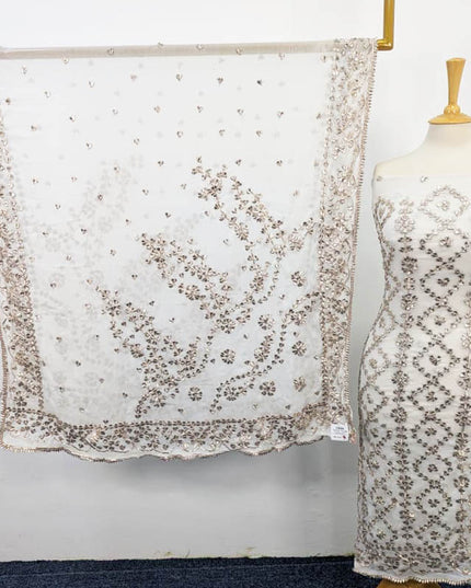 Chiffon with Full Jaal Gotta Work Shirt Dupatta 2PC Unstitched