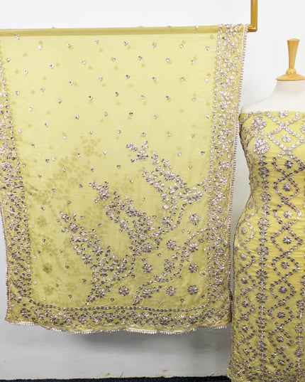 Chiffon with Full Jaal Gotta Work Shirt Dupatta 2PC Unstitched