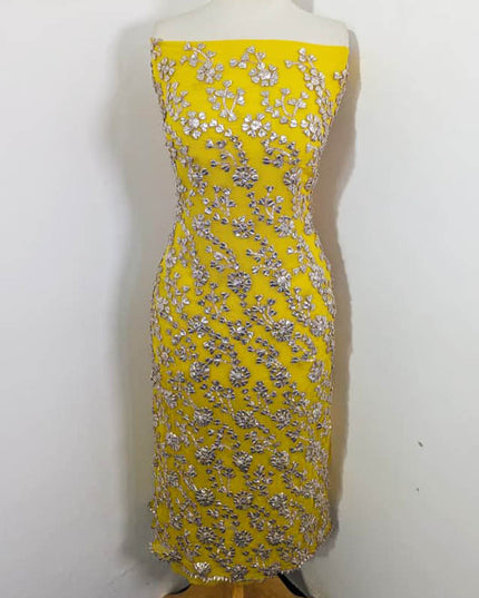 Chiffon with Full Jaal Gotta Work 2PC Unstitched