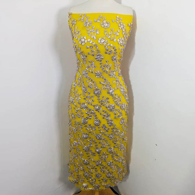 Chiffon with Full Jaal Gotta Work 2PC Unstitched