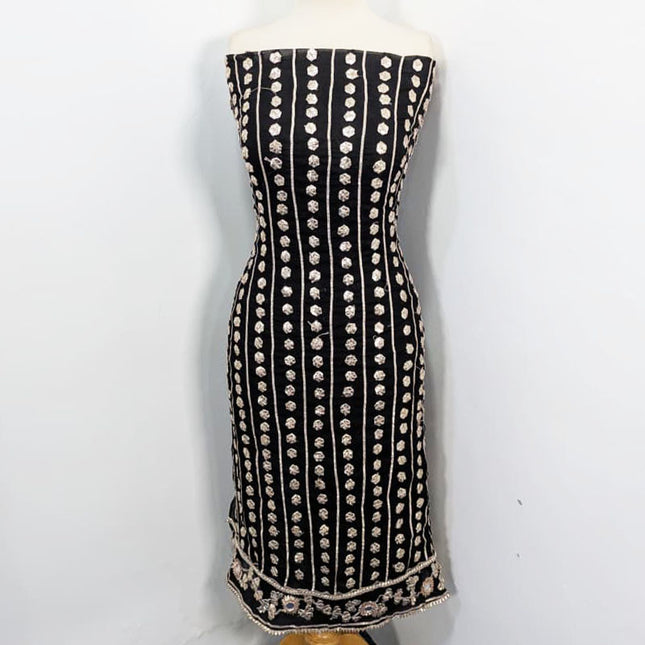 Fancy Handmade Chiffon with Full Jaal Akhrot Gotta Work 2PC Unstitched