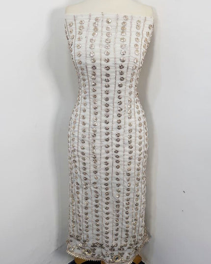 Handmade Chiffon with Full Jaal Akhrot Gotta Work 2PC Unstitched